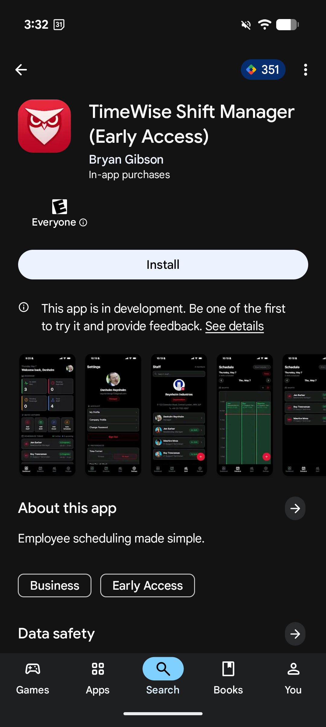 TimeWise on the Google Play Store